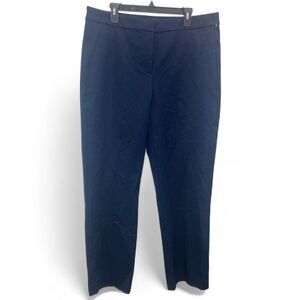J. Crew Navy Straight Leg Dress Pants size 16 Tall NEW #151